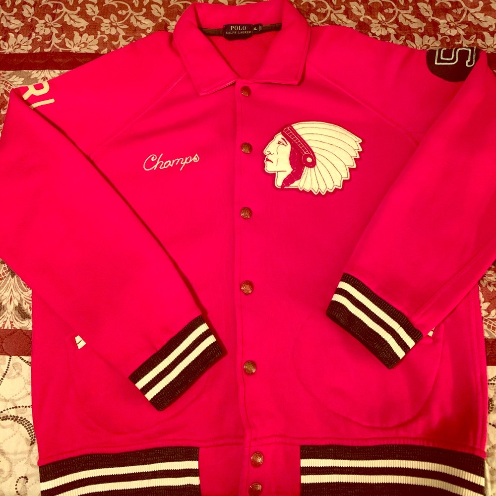 🚨Polo Ralph Lauren Indian head baseball/varsity🚨